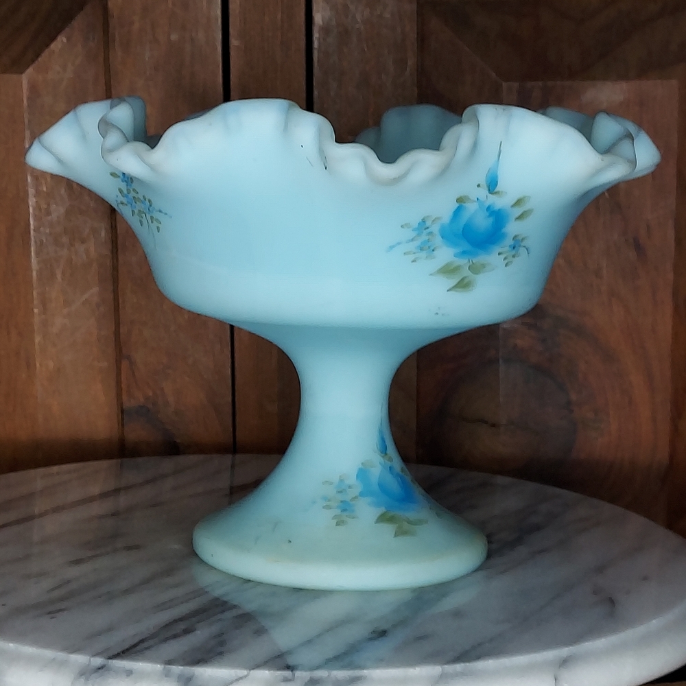 Fenton Hand Painted Dish